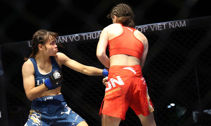 Trần Trà My đánh bại Karina Veis