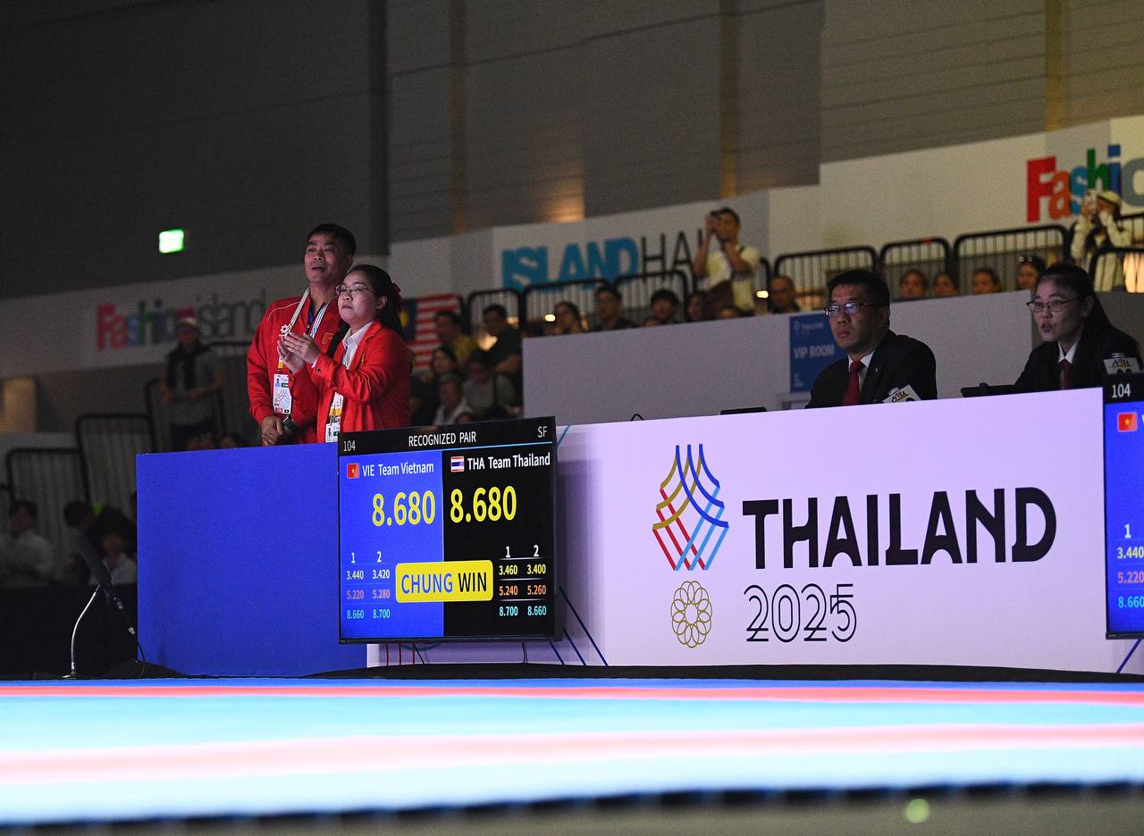 Kết quả trận bán kết với lợi thế chỉ số phụ của Việt Nam