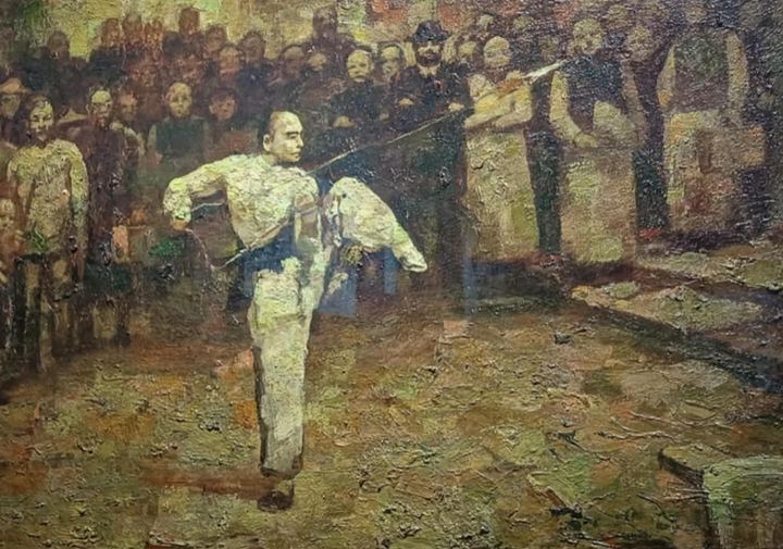 Tượng Hoàng Phi Hồng tại bảo tàng